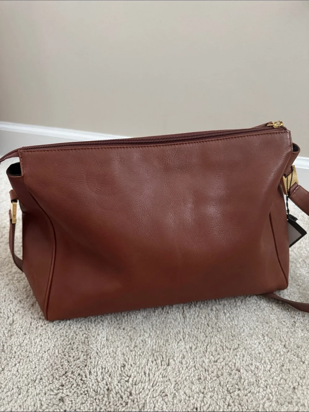 Desmo leather satchel - NWT